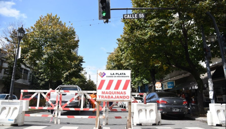La Plata: qué tramo de avenida 7 estará cortado este lunes desde las 8