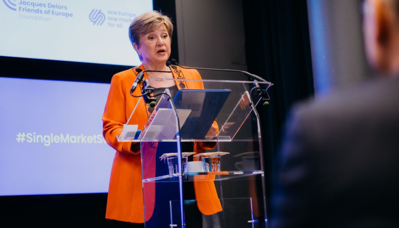 Kristalina Georgieva está en Argentina para auditar el programa con el FMI