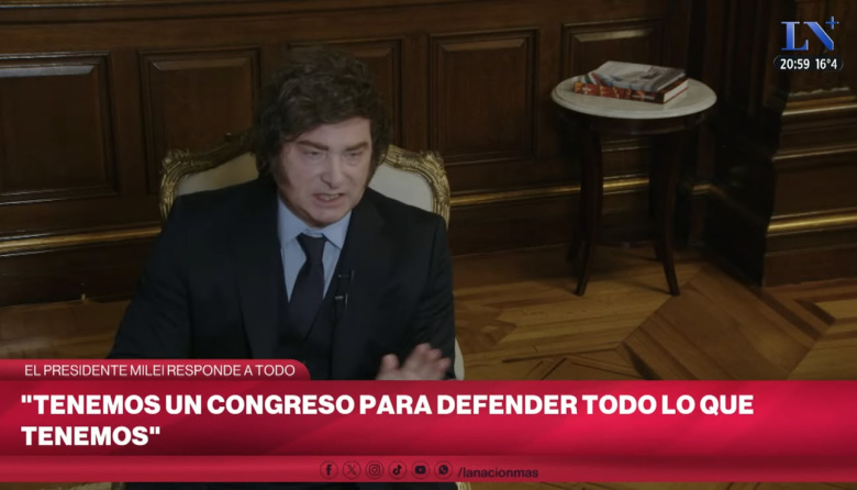 Milei defendió su modelo: “No voy a hacer populismo, voy a morir con las botas puestas”
