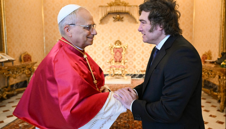 Milei celebró la visita del papa León XIV: "Será una visita histórica"