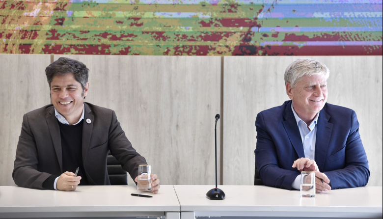 Axel profundiza su perfil federal; acuerdos con el gobernador Ziliotto, un peronista neutral