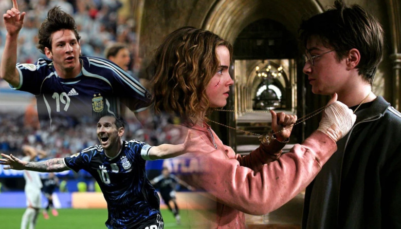 El guiño de Messi a Harry Potter en su despedida de la Selección: la lapicera con el “giratiempo”