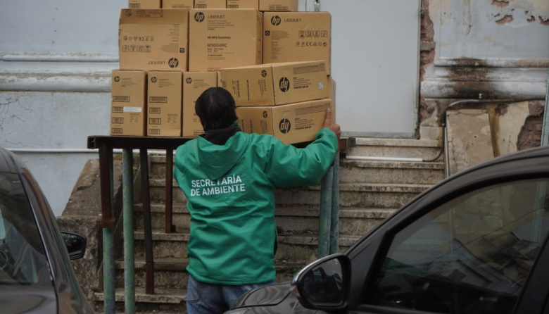 La Plata recuperó más de 3.600 kg de residuos electrónicos
