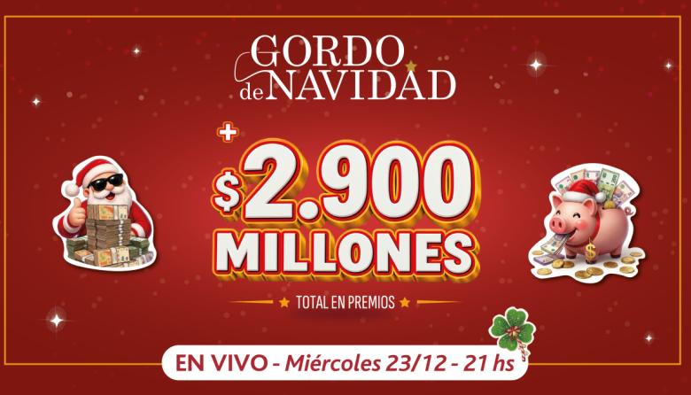 Gordo de Navidad 2026: ya se venden los billetes y el premio mayor es de $1.400 millones