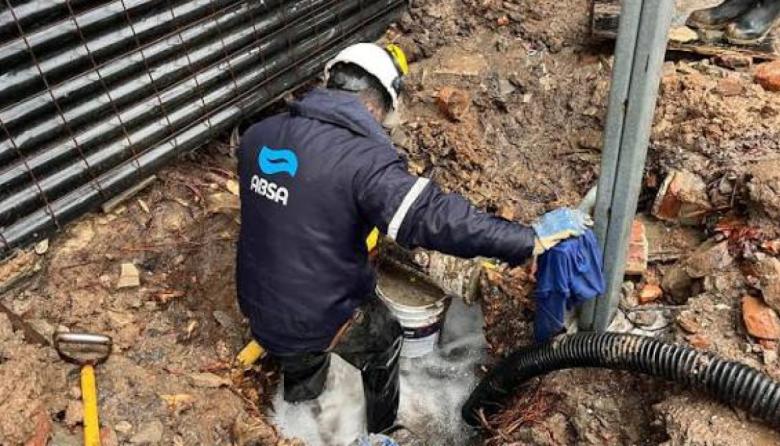 ABSA informó cortes de agua en dos barrios de La Plata por tareas de mantenimiento