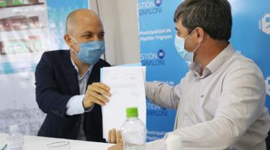 Municipio de Hipólito Yrigoyen firmó un convenio con Ministerio del Interior