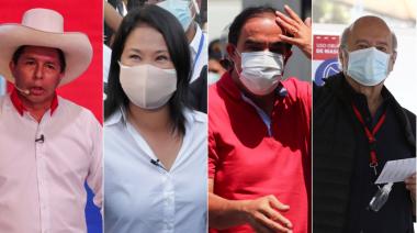 Elecciones en Perú: Voto dividido entre cinco candidatos, se espera por los 2 al balotaje