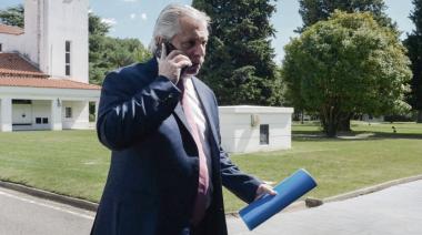 El Presidente encabeza desde Olivos el acto por el Día de la Bandera