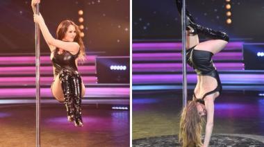 Pampita desafió con una performance en el caño, a 18 días de dar a luz. Hablamos con Andrea Hoses, profesora de PoleDance: "No hay límites"