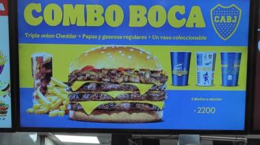 Burguer King ofrece el "Combo Boca"