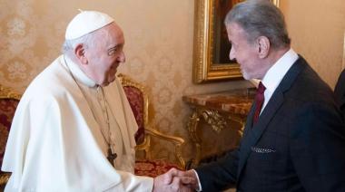 El Papa Francisco conoció a Rocky: "Crecimos viendo tus películas"