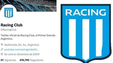 Racing develó el motivo de su llamativo escudo