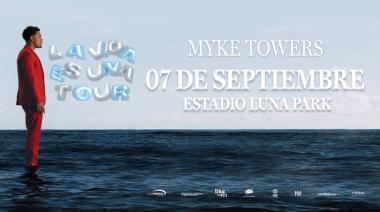 Myke Towers debutó en Argentina e hizo vibrar el Luna Park