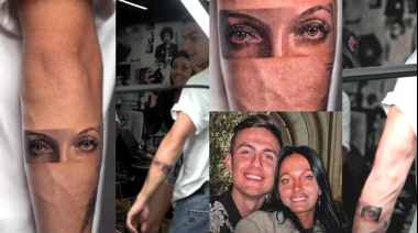 Paulo Dybala se tatuó a Oriana Sabatini