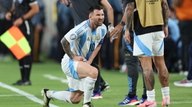 Preocupa la posible lesión de Messi: "Espero que no sea nada grave"