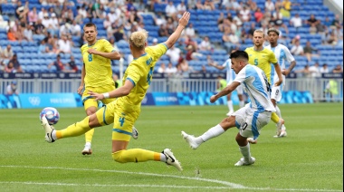 La Selección Argentina Sub23 le ganó 2 a 0 a Ucrania y clasificó a los cuartos de final de los Juegos Olímpicos