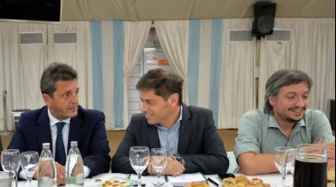 Reunión clave entre Axel Kicillof, Sergio Massa y Máximo Kirchner por el desdoblamiento electoral