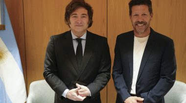 “¡Jugaba mejor él!”: el emotivo encuentro entre Milei y el Cholo Simeone en Madrid