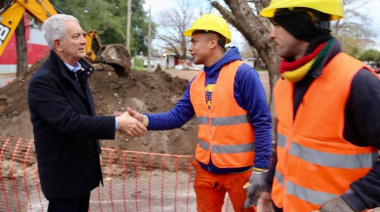 Ringuelet: Alak dio comienzo al plan de obras con nuevo asfalto e hidráulica en una arteria estratégica