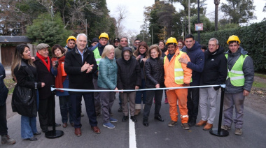 Hernández: Alak inauguró una obra que mejora la conexión entre tres importantes avenidas