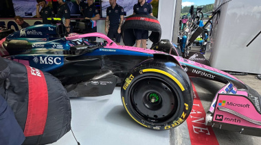 F1: Colapinto mejoró una posición en la FP3 de Austria