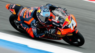Moto3: histórico podio de Valentín Perrone en Países Bajos