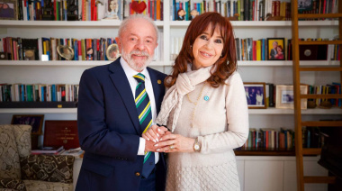 Cristina Kirchner, tras la visita de Lula: “Él también fue perseguido, intentaron callarlo pero no pudieron”