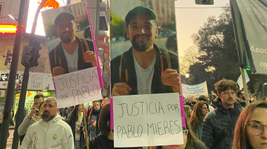 La comunidad de la UNLP exigió justicia en La Plata por el crimen de Pedro Pablo Mieres