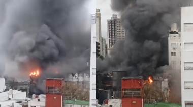 Por el incendio suspendieron clases en escuelas y evacuaron a más de 300 alumnos en La Plata