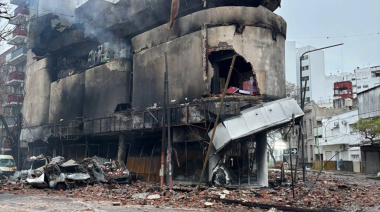 Incendio en La Plata: cuándo será la demolición del edificio derrumbado