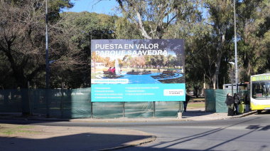 Empezó la reconstrucción del Parque Saavedra, ¿Cuándo estará terminado?