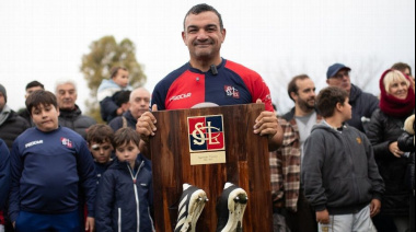 La emotiva despedida de Agustín Creevy en San Luis