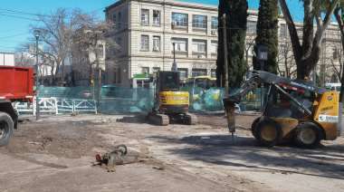 El Municipio avanza con la remodelación del Parque Saavedra