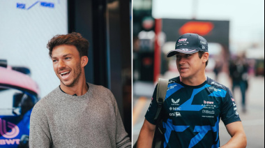 F1: Colapinto y Gasly llegaron a Zandvoort para el GP de los Países Bajos