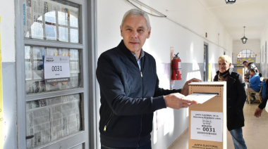 Fabian Cagliardi votó en Berisso