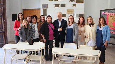 Alak anuncia obras en escuelas de La Plata: más de 1.4000 estudiantes beneficiados