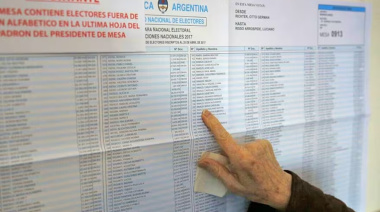 Publicaron el padrón electoral definitivo: ¿Dónde voto en octubre?