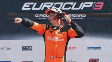 El orgullo argentino: Mattia Colnaghi conquistó la Eurocup 3 en España