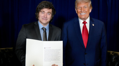 Donald Trump reafirma su respaldo a Milei: "Tiene mi total apoyo para la reelección”