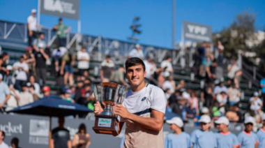 Burruchaga gritó campeón en Palermo y se acerca al top 100 mundial