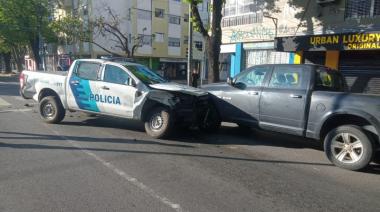 La Plata: el insólito choque de un patrullero tras una persecución policial