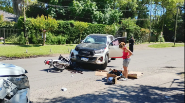 La insólita situación que se vivió en un choque en Villa Elisa