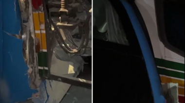 Tres micros con hinchas de Estudiantes chocaron en la Ruta 8 y hubo heridos leves