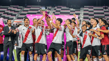 River venció 2-0 al Atlético de Madrid y se consagró campeón de la primera edición de la Messi Cup