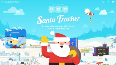 Seguí el recorrido de Papá Noel en tiempo real con la propuesta navideña de Google