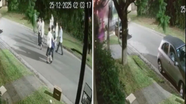 Gonnet: un grupo de jóvenes tiró pirotecnia al frente de una casa y provocó un incendio