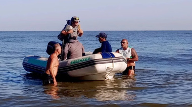 La crecida del Río de la Plata dejó aislados a siete pescadores durante más de un día