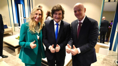 Javier Milei se reunió con Gianni Infantino en Davos en plena ofensiva contra la AFA