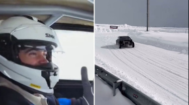 Franco Colapinto en Andorra: manejó sobre la nieve tras los tests con Alpine