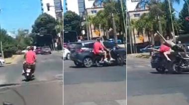Persecución policial en La Plata terminó con dos motochorros heridos